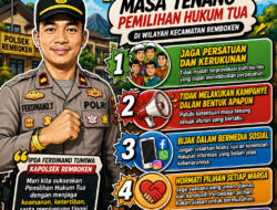 Kapolsek Remboken Ajak Warga Jaga Suasana Damai pada Masa Tenang Pilhut