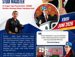 Wabup Minahasa Vanda Sarundajang Tuntaskan Studi Magister