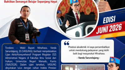 Wabup Minahasa Vanda Sarundajang Tuntaskan Studi Magister