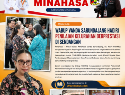 Wabup Vanda Sarundajang Hadiri Penilaian Kelurahan Berprestasi di Sendangan
