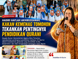 Hadiri Haflah Akhirussanah, Kakan Kemenag Tomohon Tekankan Pentingnya Pendidikan Qurani