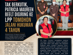 Tak Berkutik, Patricia Maureen Beelt Digiring ke LPP Tomohon Jalani Hukuman 4 Tahun