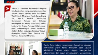 Stadion Maesa Jadi Prioritas, Wabup Vanda Intensif Lobi Kemenpora