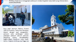 Pengerjaan Gereja St. Rosa Delima Tembus 90 Persen, TNI Kebut Penyelesaian Lewat Kerja Bakti