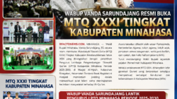 Wabup Vanda Sarundajang Resmi Buka MTQ XXXI Tingkat Kabupaten Minahasa