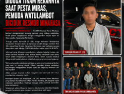 Diduga Tikam Rekannya Saat Pesta Miras, Pemuda Watulambot Diciduk Resmob Minahasa