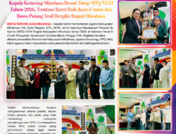 MTQ XXXI Minahasa Resmi Ditutup, Tondano Barat Raih Juara Umum