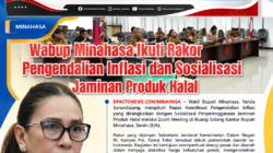 Wabup Minahasa Ikuti Rakor Pengendalian Inflasi dan Sosialisasi Jaminan Produk Halal