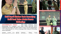 Wakil Bupati Minahasa Vanda Sarundajang Hadiri Serah Terima Jabatan Danrem 131/Santiago
