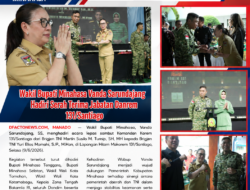 Wakil Bupati Minahasa Vanda Sarundajang Hadiri Serah Terima Jabatan Danrem 131/Santiago