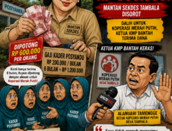 GAJI KADER POSYANDU DIDUGA DIPOTONG Rp600 RIBU, MANTAN SEKDES TAMBALA DISOROT