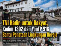Kodim 1302/Minahasa dan YonTP 916/Bara Sakti Turun Tangan, Lingkungan Gereja Makin Nyaman