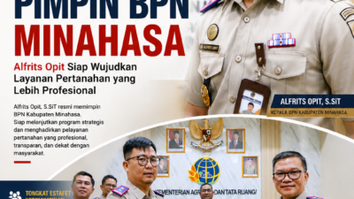 Resmi Pimpin BPN Minahasa, Alfrits Opit Siap Wujudkan Layanan Pertanahan yang Lebih Profesional