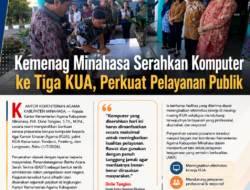 Kemenag Minahasa Perkuat Layanan Publik, Tiga KUA Terima Bantuan Komputer Disertai BAST