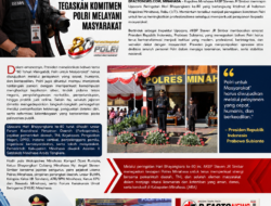 Kapolres Minahasa Pimpin Upacara Hari Bhayangkara ke-80, Tegaskan Komitmen Polri Melayani Masyarakat