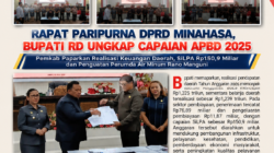 Rapat Paripurna DPRD Minahasa, Bupati RD Ungkap Capaian APBD 2025