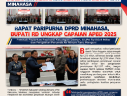 Rapat Paripurna DPRD Minahasa, Bupati RD Ungkap Capaian APBD 2025