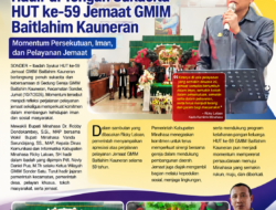 Kadis Kominfo Ricky Laloan Hadir di Tengah Sukacita HUT ke-59 Jemaat GMIM Baitlahim Kauneran