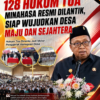 128 Hukum Tua Minahasa Resmi Dilantik, Siap Wujudkan Desa Maju dan Sejahtera