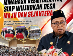 128 Hukum Tua Minahasa Resmi Dilantik, Siap Wujudkan Desa Maju dan Sejahtera