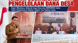 Mewakili Bupati, Inspektur Minahasa Hadiri Sosialisasi Pengelolaan Dana Desa