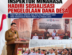 Mewakili Bupati, Inspektur Minahasa Hadiri Sosialisasi Pengelolaan Dana Desa