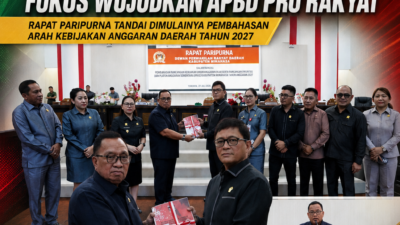 DPRD Minahasa Mulai Bahas KUA-PPAS 2027, Fokus Wujudkan APBD Pro Rakyat