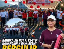 Rangkaian HUT RI Ke-81 di Kawangkoan Raya Resmi Bergulir, Wabup Ajak Masyarakat Isi Kemerdekaan dengan Karya Nyata