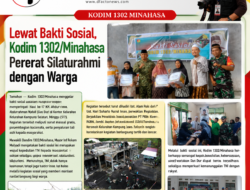 Lewat Bakti Sosial, Kodim 1302/Minahasa Pererat Silaturahmi dengan Warga