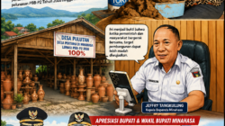 Pulutan Jadi Desa Pertama di Minahasa Lunas PBB-P2 2026