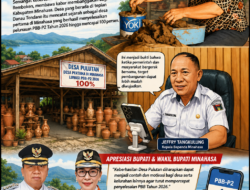 Pulutan Jadi Desa Pertama di Minahasa Lunas PBB-P2 2026