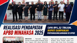 Realisasi Pendapatan APBD Minahasa 2025 Capai Rp1,32 Triliun, Bupati Sampaikan Pertanggungjawaban di DPRD
