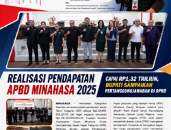 Realisasi Pendapatan APBD Minahasa 2025 Capai Rp1,32 Triliun, Bupati Sampaikan Pertanggungjawaban di DPRD