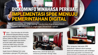 DISKOMINFO MINAHASA PACU TRANSFORMASI DIGITAL MELALUI SPBE