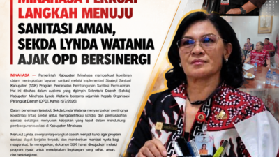 Minahasa Perkuat Langkah Menuju Sanitasi Aman, Sekda Lynda Watania Ajak OPD Bersinergi
