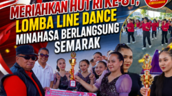 Meriahkan HUT RI ke-81, Lomba Line Dance Minahasa Berlangsung Semarak