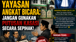 POLEMIK MASJID NURUL YAQIN, YAYASAN ANGKAT BICARA: JANGAN GUNAKAN PUTUSAN KASASI SECARA SEPIHAK!”