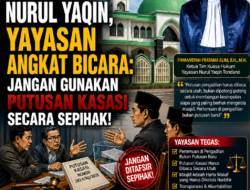 POLEMIK MASJID NURUL YAQIN, YAYASAN ANGKAT BICARA: JANGAN GUNAKAN PUTUSAN KASASI SECARA SEPIHAK!”