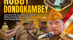BINTANG KEHORMATAN LVRI UNTUK BUPATI MINAHASA ROBBY DONDOKAMBEY