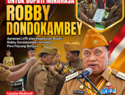 BINTANG KEHORMATAN LVRI UNTUK BUPATI MINAHASA ROBBY DONDOKAMBEY
