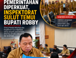 PENGAWASAN PEMERINTAHAN DIPERKUAT, INSPEKTORAT SULUT TEMUI BUPATI ROBBY