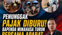 PENUNGGAK PAJAK DIBURU! BAPENDA MINAHASA TURUN BERSAMA APARAT