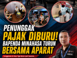 PENUNGGAK PAJAK DIBURU! BAPENDA MINAHASA TURUN BERSAMA APARAT