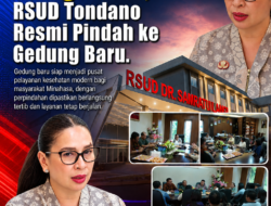 18 Agustus, RSUD Tondano Resmi Pindah ke Gedung Baru.