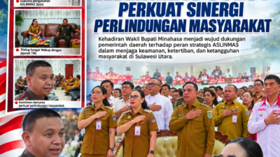 Wabup Vanda Sarundajang Hadiri Pengukuhan ASLINMAS Sulut, Perkuat Sinergi Perlindungan Masyarakat
