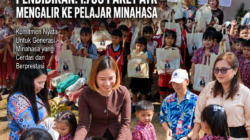 Liony Mongi Tak Henti Peduli Pendidikan, 1.700 Paket ATK Mengalir ke Pelajar Minahasa