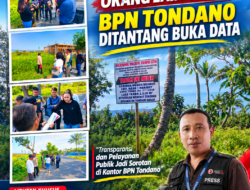SERTIFIKAT ATAS NAMA ORANG LAIN TERBIT, BPN TONDANO DITANTANG BUKA DATA