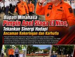 Bupati Minahasa Pimpin Apel Siaga El Nino, Tekankan Sinergi Hadapi Ancaman Kekeringan dan Karhutla