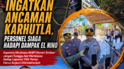 Kapolres Minahasa Ingatkan Ancaman Karhutla, Personel Siaga Hadapi Dampak El Nino