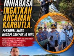 Kapolres Minahasa Ingatkan Ancaman Karhutla, Personel Siaga Hadapi Dampak El Nino